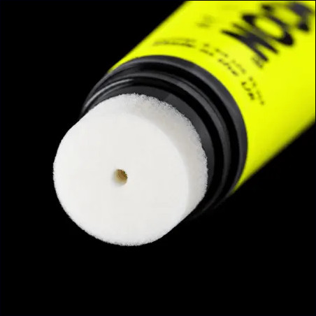 Maquillage fluo UV Visage et Corps avec applicateur éponge - 75 ml - Jaune